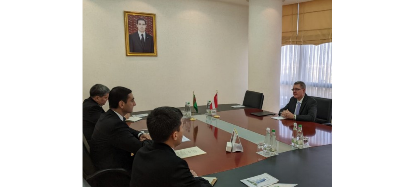 NEW AMBASSADOR OF THE REPUBLIC OF AUSTRIA ACCREDITED IN TURKMENISTAN