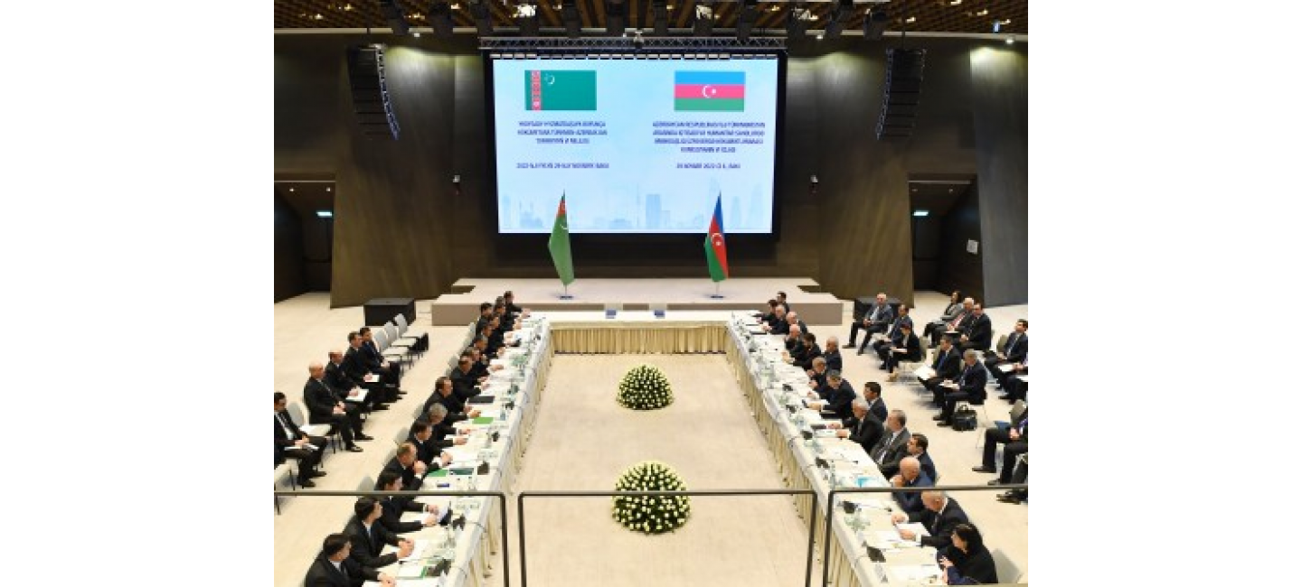 MEETING OF THE INTERGOVERNMENTAL TURKMEN-AZERBAIJANI COMMISSION FOR ECONOMIC COOPERATION IN BAKU